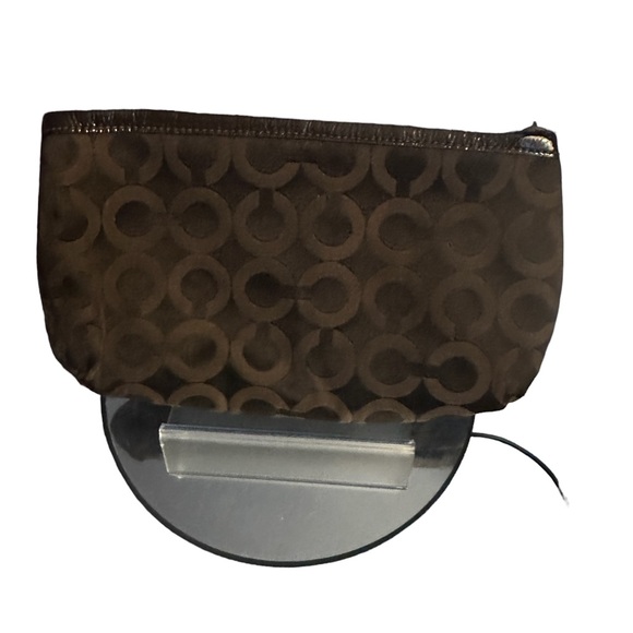 Coach Madison brown op c signature wristlet bag - Picture 2 of 7